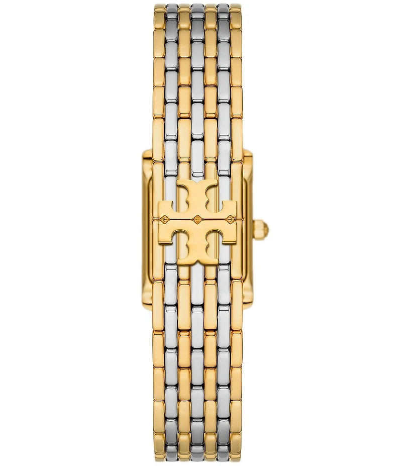 Tory Burch Women's Small Eleanor Quartz Two-Hand Stainless Steel Bracelet Watch Stainless Steel Bracelet And Case