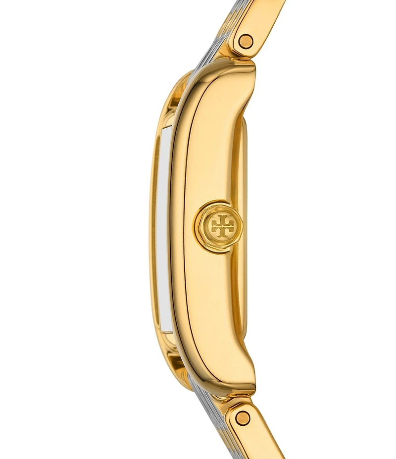 Tory Burch Women's Small Eleanor Quartz Two-Hand Stainless Steel Bracelet Watch Stainless Steel Bracelet And Case