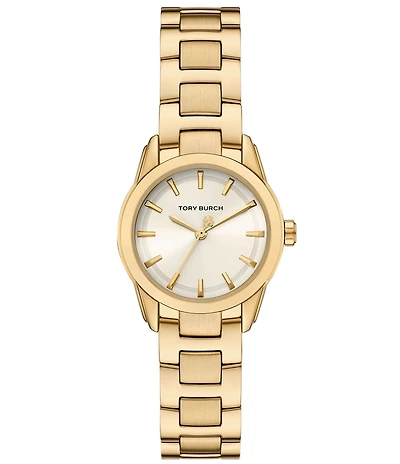 Tory Burch Women's Small Miller Quartz Three-Hand Stainless Steel Bracelet Watch
