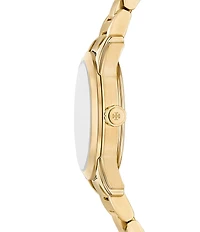 Tory Burch Women's Small Miller Quartz Three-Hand Stainless Steel Bracelet Watch