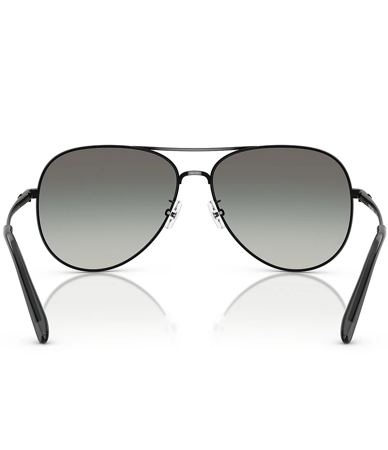 Tory Burch Women's TY6114 60mm Aviator Sunglasses