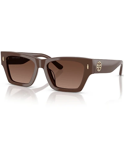 Tory Burch Women's TY7169U 52mm Polarized Rectangle Sunglasses