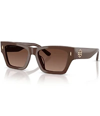 Tory Burch Women's TY7169U 52mm Polarized Rectangle Sunglasses