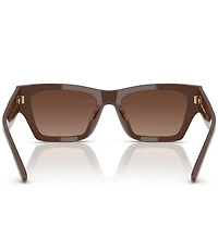Tory Burch Women's TY7169U 52mm Polarized Rectangle Sunglasses