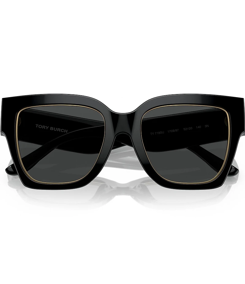 Tory Burch Women's Ty7180u 52mm Navy Square Sunglasses