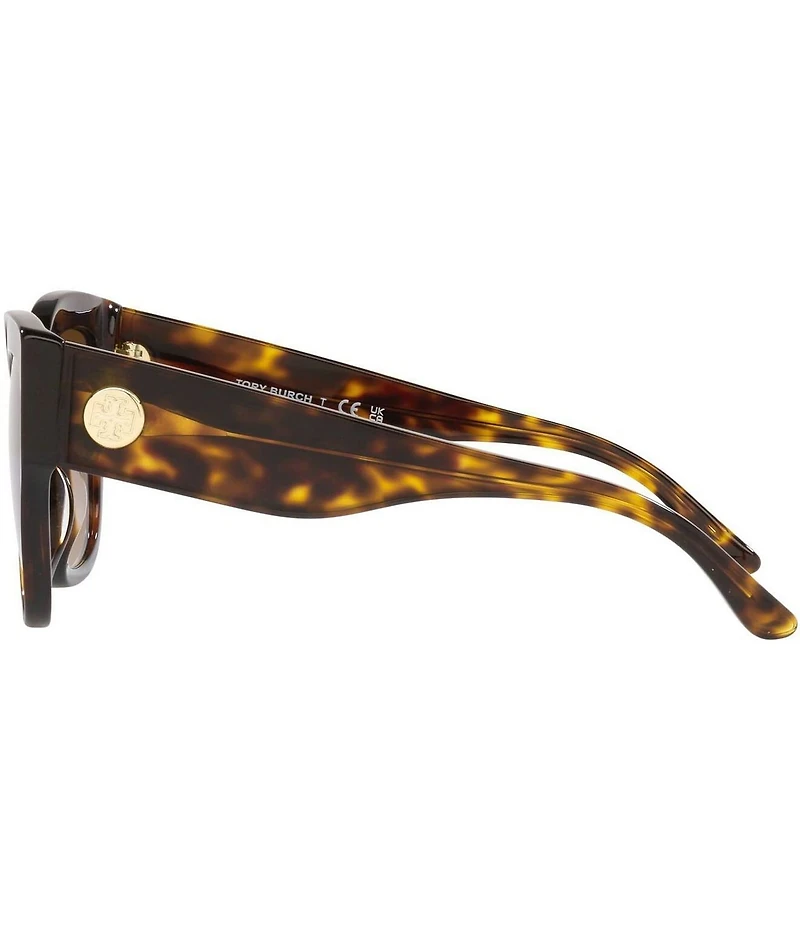 Tory Burch Women's Ty7184u 54mm Tortoise Butterfly Sunglasses