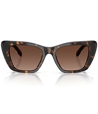 Tory Burch Women's TY7216U 52mm Polarized Tortoise Cat Eye Sunglasses