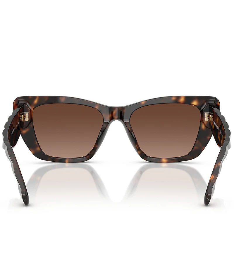 Tory Burch Women's TY7216U 52mm Polarized Tortoise Cat Eye Sunglasses