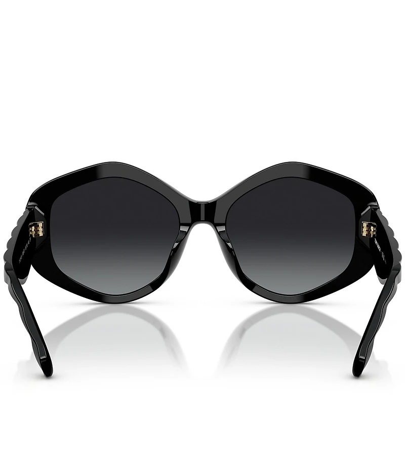 Tory Burch Women's TY7217U 55mm Polarized Geometric Sunglasses