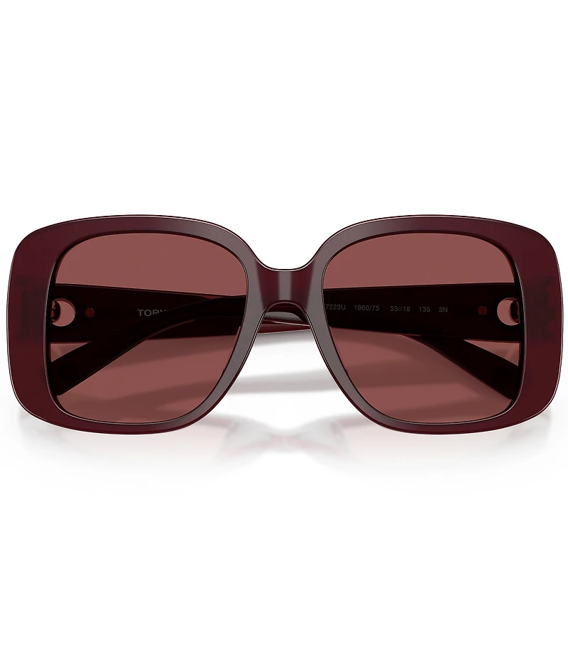 Tory Burch Women's TY7223U 53mm Square Sunglasses