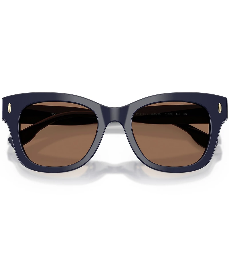 Tory Burch Women's TY7225U 51mm Square Gradient Sunglasses