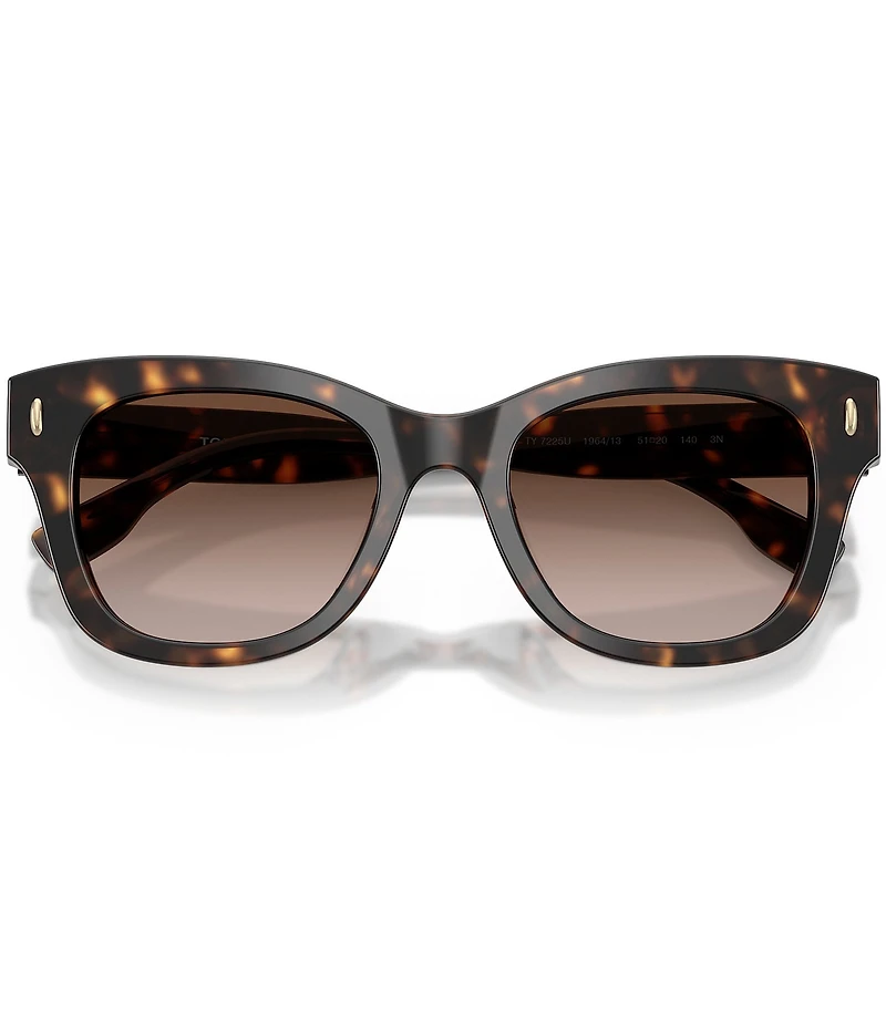Tory Burch Women's TY7225U 51mm Square Gradient Sunglasses