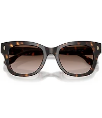 Tory Burch Women's TY7225U 51mm Square Gradient Sunglasses