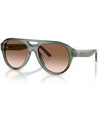 Tory Burch Women's TY7233U 55mm Polarized Pilot Sunglasses