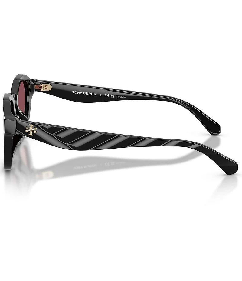 Tory Burch Women's TY7235D 48mm Polarized Cat Eye Sunglasses