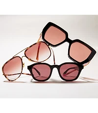 Tory Burch Women's TY7235D 48mm Polarized Cat Eye Sunglasses