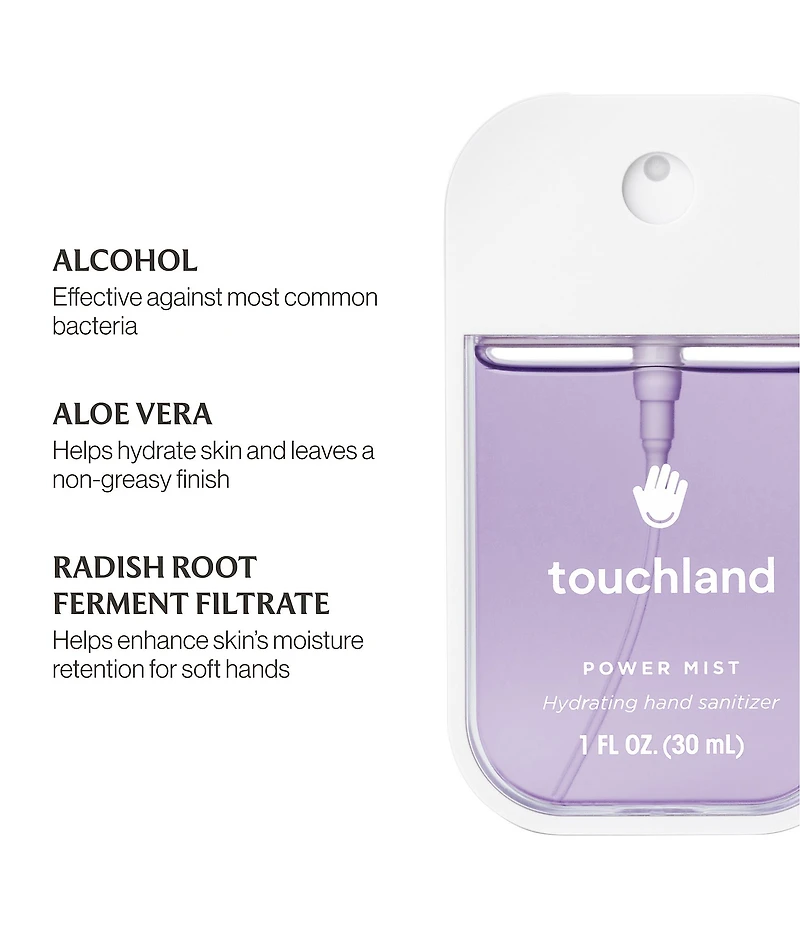 Touchland Pure Lavender Power Mist Hydrating Hand Sanitizer