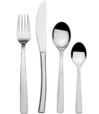 Towle Silversmiths Merion 16-Piece Stainless Steel Flatware Set, Service for 4
