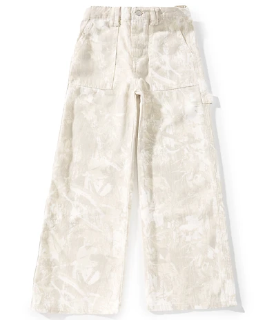 Tractr Big Girls Tree Camouflage Wide Leg Pants