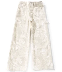 Tractr Big Girls Tree Camouflage Wide Leg Pants