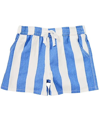 Tractr Big Girls Bold Stripe Shorts