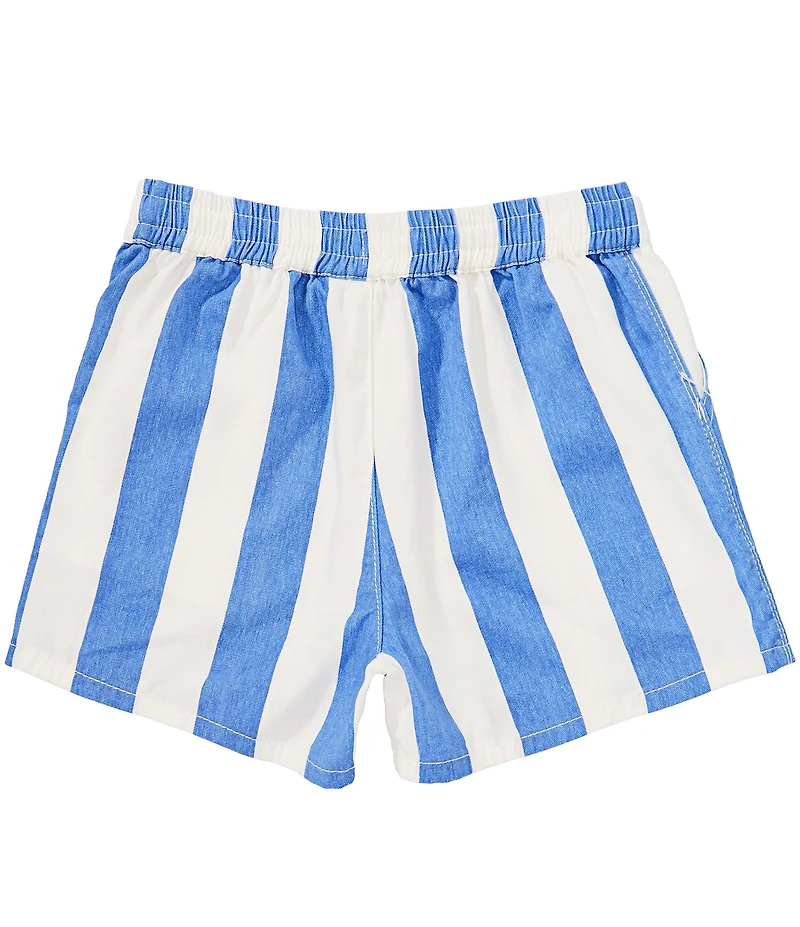 Tractr Big Girls Bold Stripe Shorts