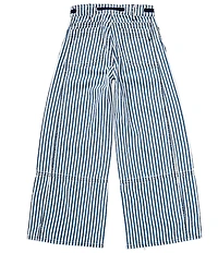 Tractr Big Girls Cotton Striped Wide-Leg Cargo Pants