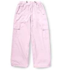 Tractr Big Girls Parachute Cargo Pockets Pants