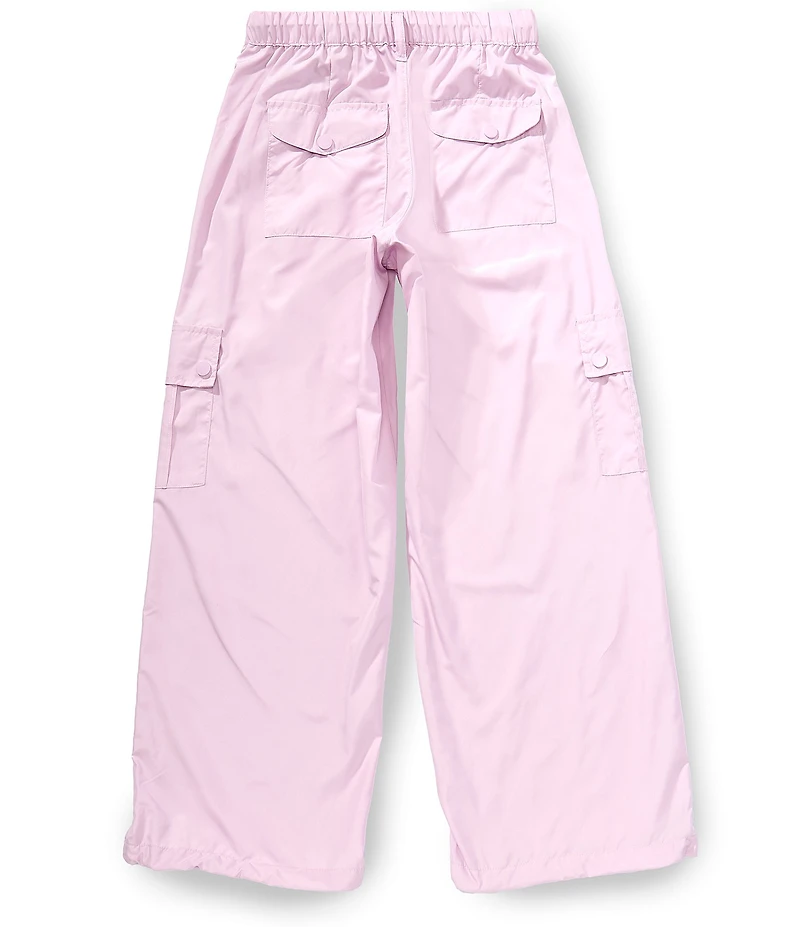Tractr Big Girls Parachute Cargo Pockets Pants