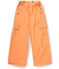 Tractr Big Girls Parachute Cargo Pockets Pants