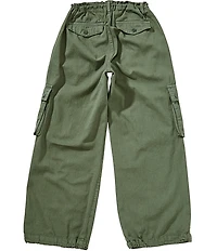 Tractr Big Girls Pull-On Cargo-Pocket Pants