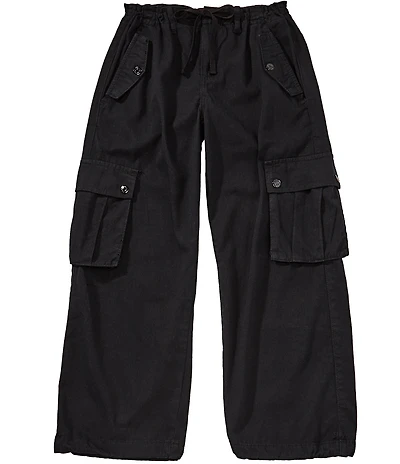 Tractr Big Girls Pull-On Cargo-Pocket Pants