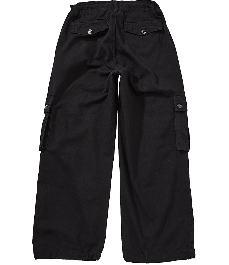 Tractr Big Girls Pull-On Cargo-Pocket Pants