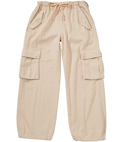 Tractr Big Girls Pull-On Cargo-Pocket Pants