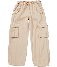 Tractr Big Girls Pull-On Cargo-Pocket Pants