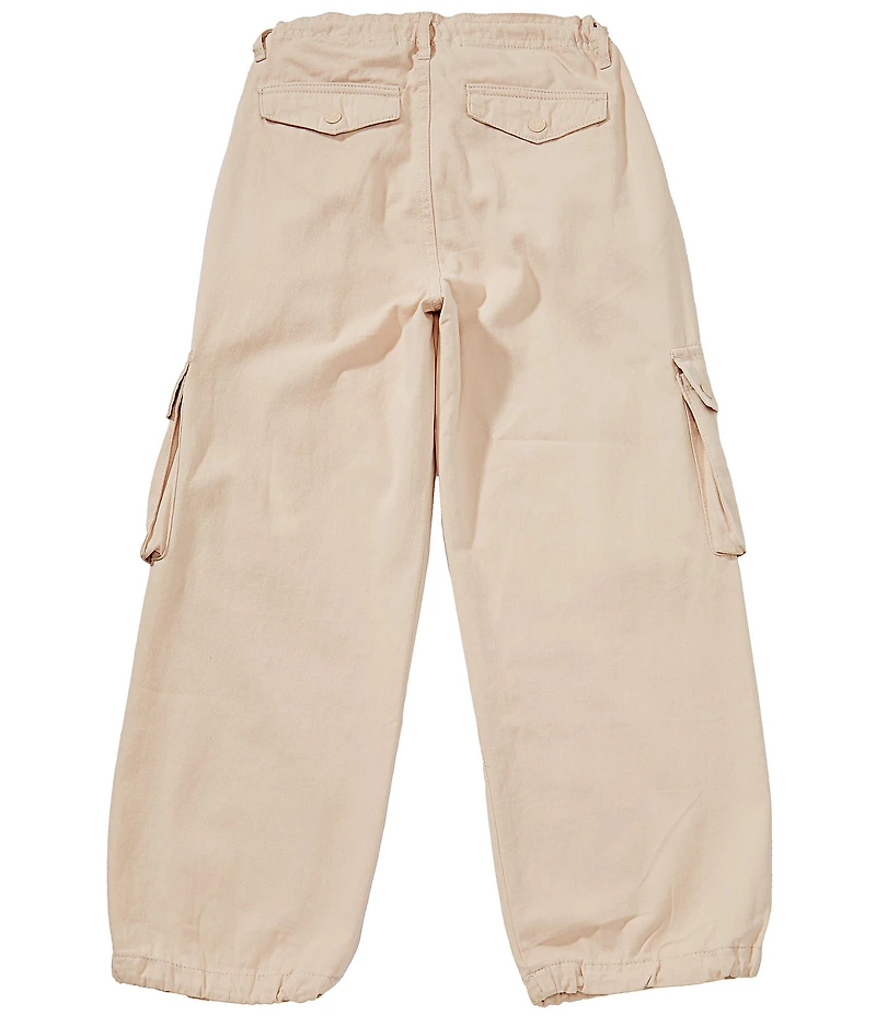 Tractr Big Girls Pull-On Cargo-Pocket Pants