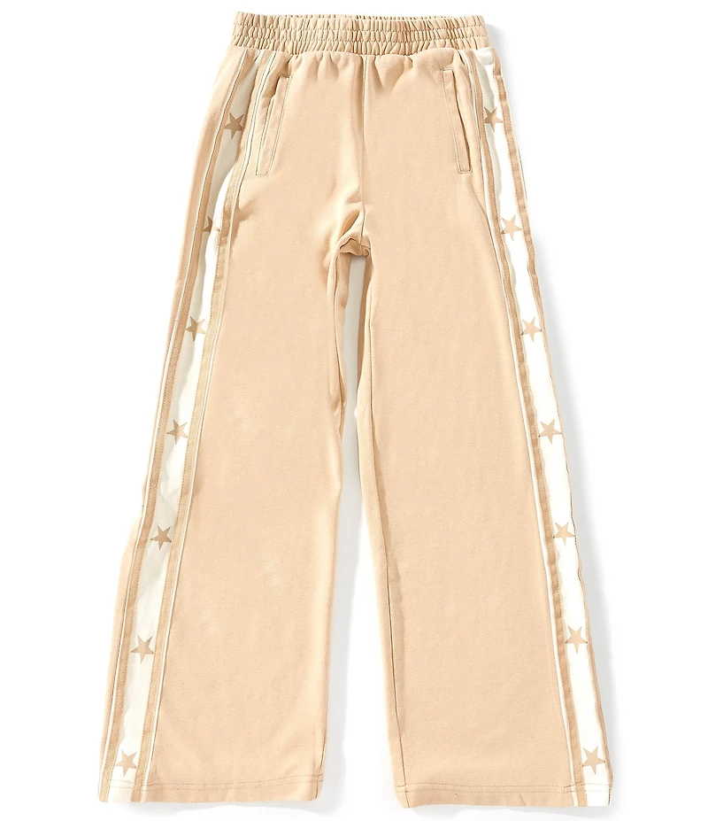 Tractr Big Girls Stars-And-Stripe Trimmed Sweatpants