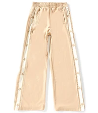 Tractr Big Girls Stars-And-Stripe Trimmed Sweatpants