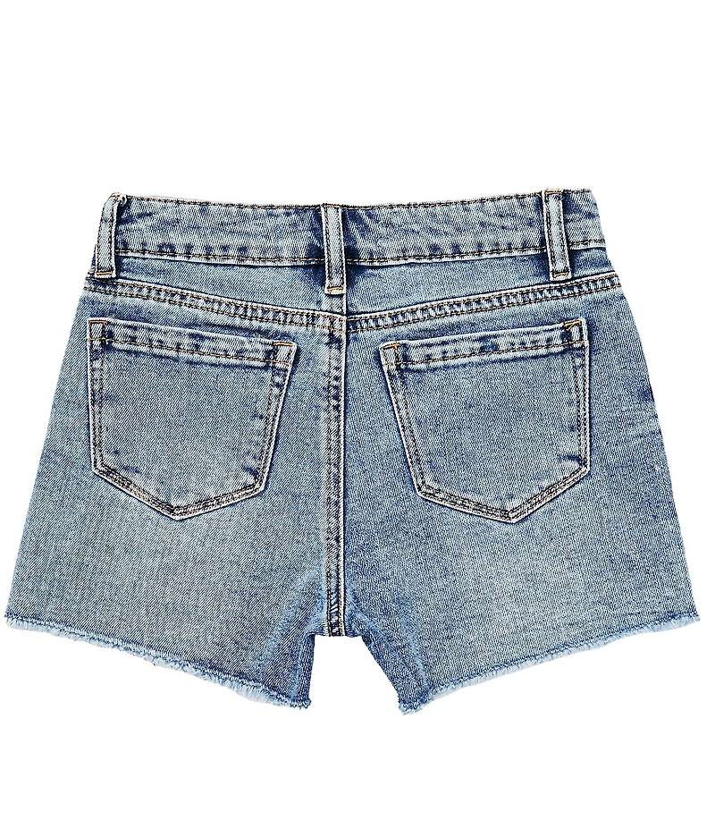 Tractr Big Girls Distressed Weekender Denim Shorts