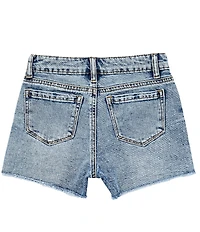 Tractr Big Girls Distressed Weekender Denim Shorts