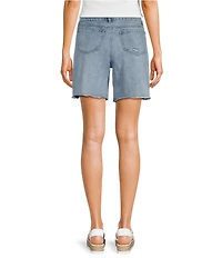 Tractr Destructed 7#double; Inseam Bermuda Shorts