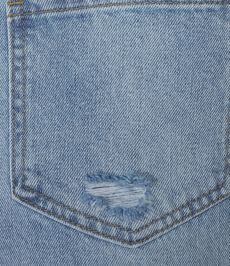 Tractr Destructed 7#double; Inseam Bermuda Shorts