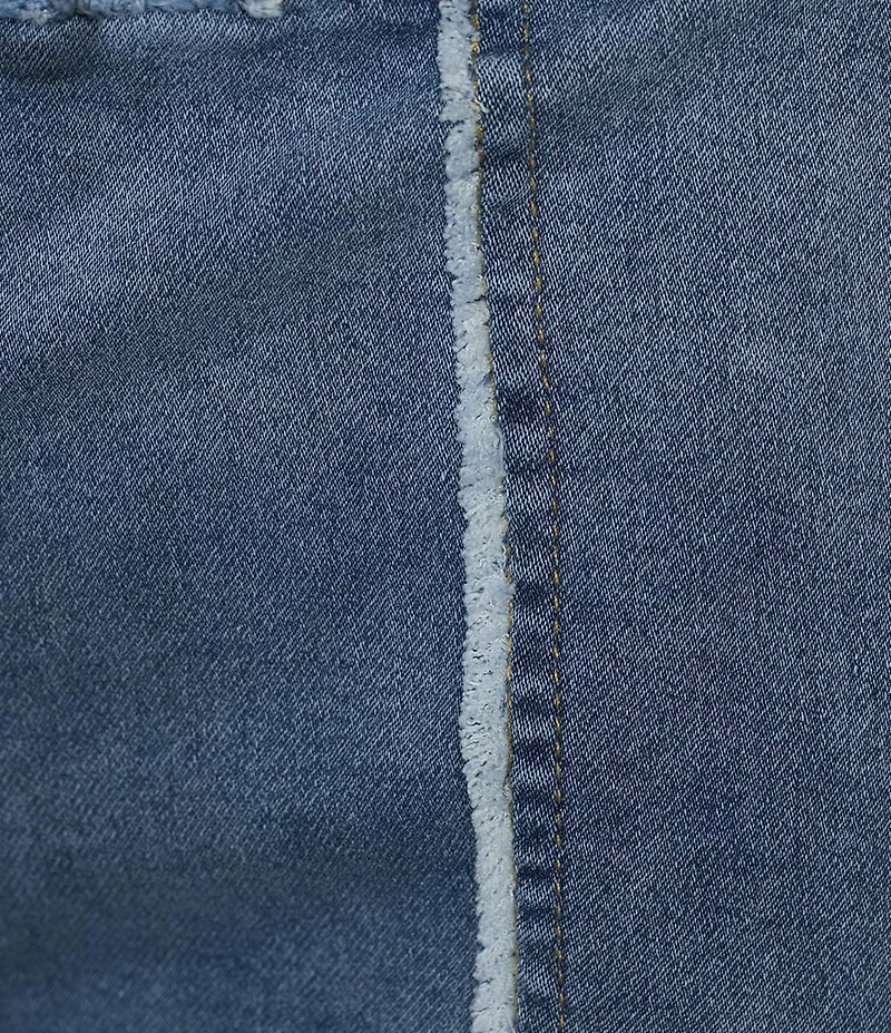 Tractr Knit Denim Drawstring Lounge Shorts