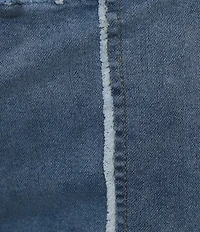 Tractr Knit Denim Drawstring Lounge Shorts