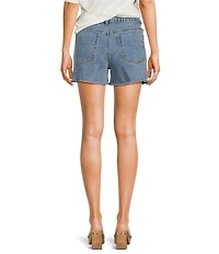 Tractr Studded Outline Denim Shorts