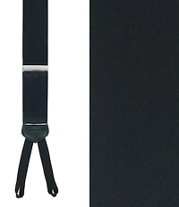 Trafalgar Big & Tall Sutton Solid Silk Formal End Suspenders