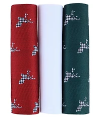 Trafalgar Comet Holiday Premium Cotton Handkerchiefs 3-Pack