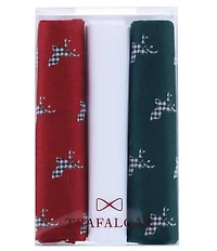 Trafalgar Comet Holiday Premium Cotton Handkerchiefs 3-Pack