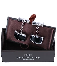 Trafalgar Esteban The Black Agate Cuff Links