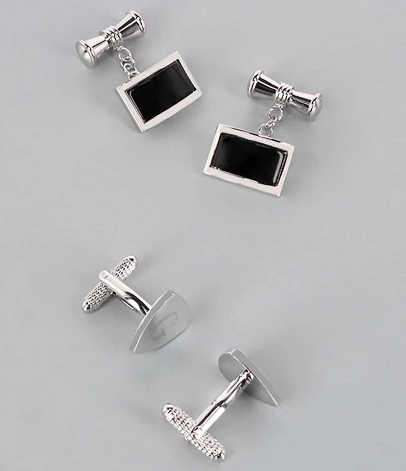 Trafalgar Esteban The Black Agate Cuff Links